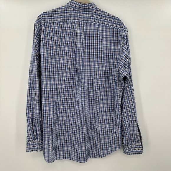 Polo Ralph Lauren Mini Check Multi Color Long Sleeve Button Down Shirt Size 16/L - Picture 3 of 5